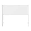 Pasadena Full Solid Wood Panel Headboard in White