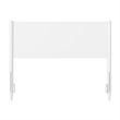 Pasadena Full Solid Wood Panel Headboard in White