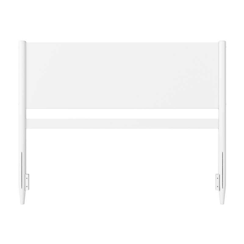Pasadena Queen Solid Wood Panel Headboard in White