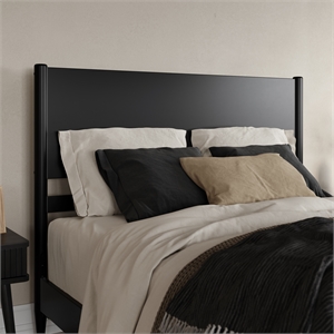 Pasadena Queen Wood Panel Headboard in Black