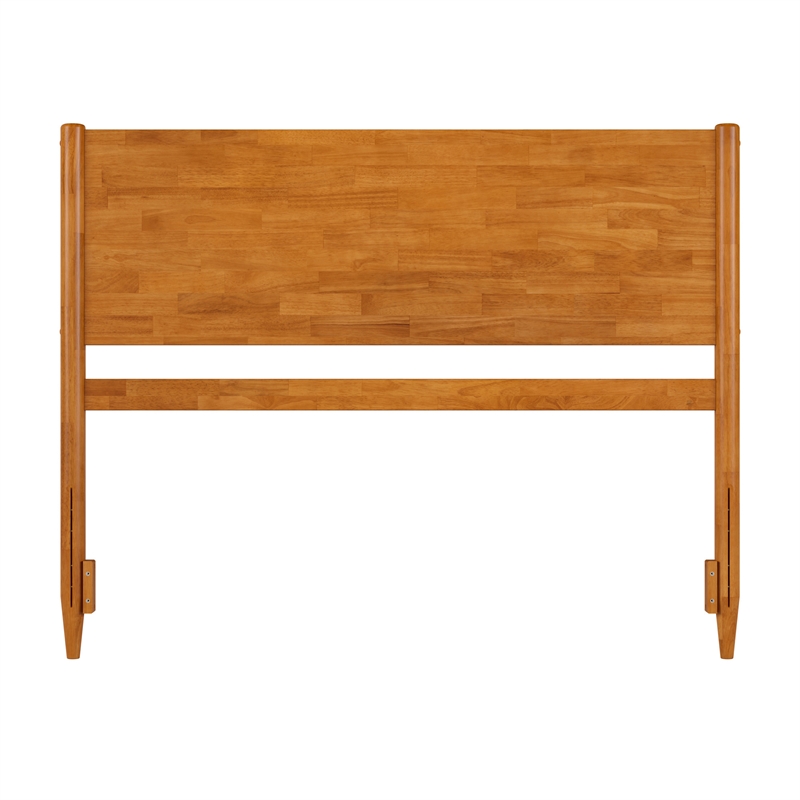Pasadena Queen Wood Panel Headboard in Light Toffee