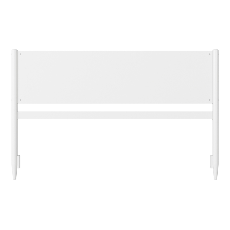 Pasadena King Solid Wood Panel Headboard in White
