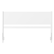 Pasadena King Solid Wood Panel Headboard in White
