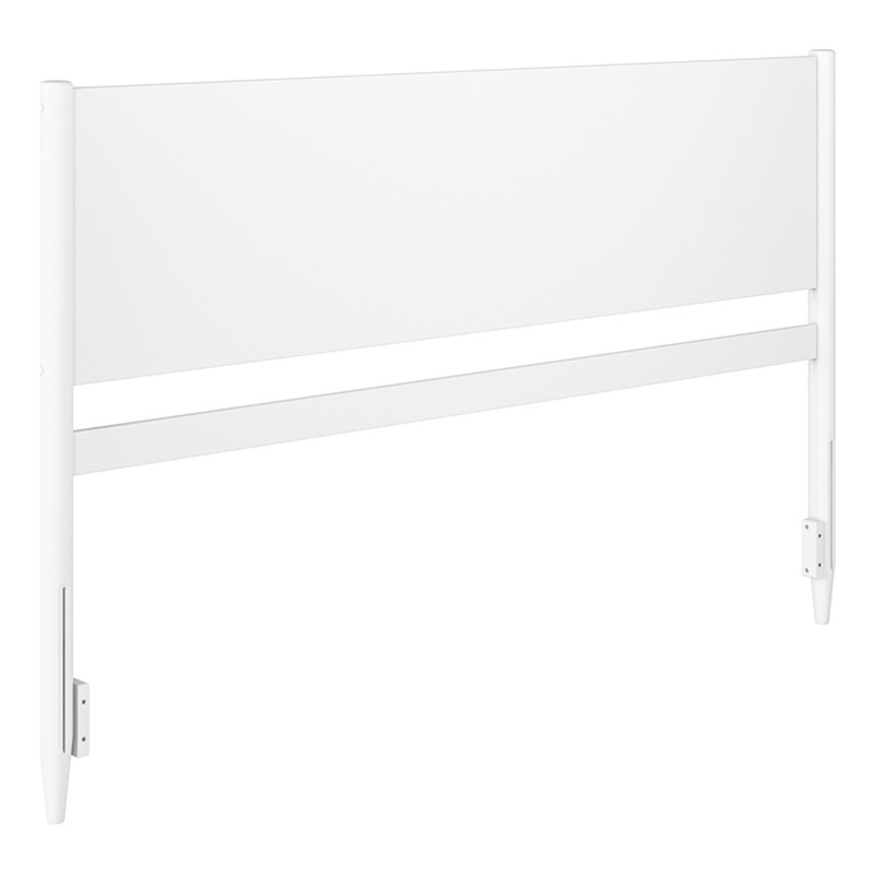 Pasadena King Solid Wood Panel Headboard in White