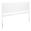 Pasadena King Solid Wood Panel Headboard in White