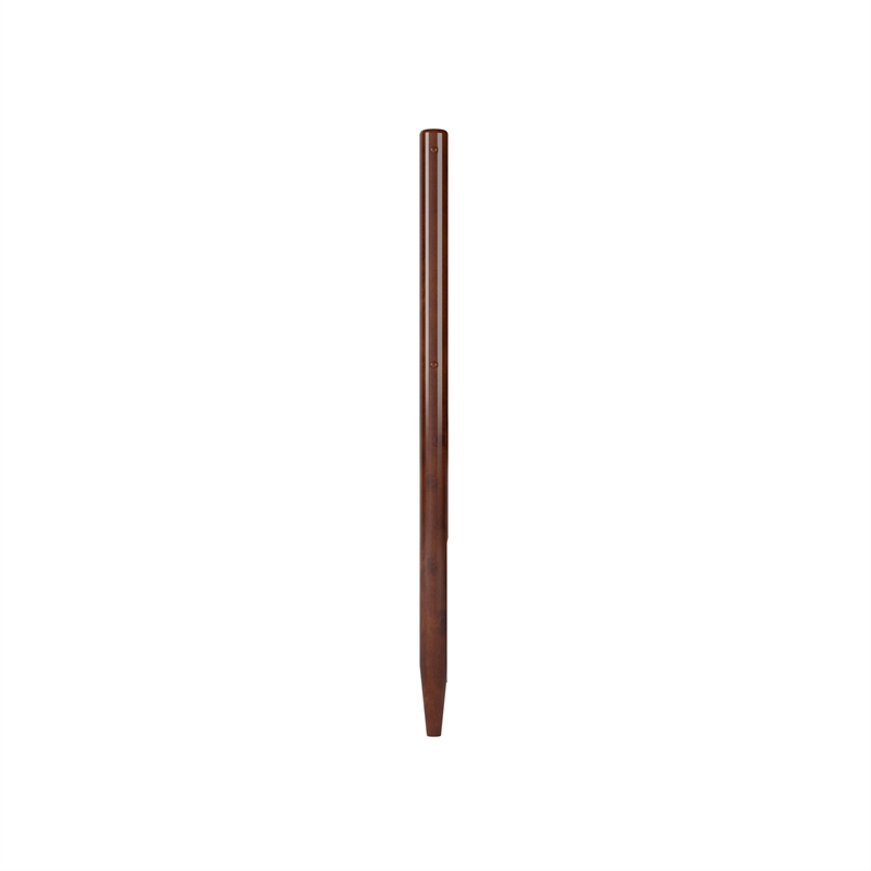 Pasadena King Solid Wood Panel Headboard in Walnut Brown