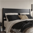 Pasadena King Solid Wood Panel Headboard in Black