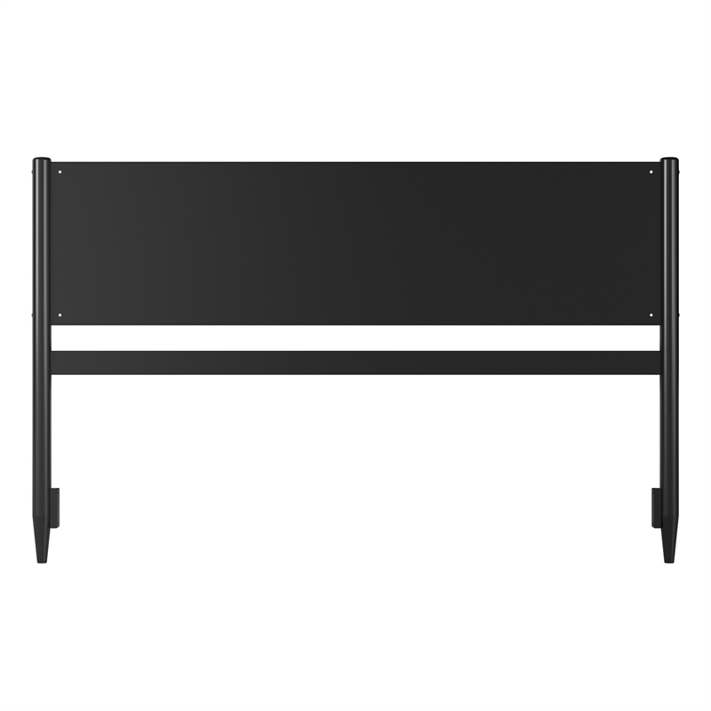 Pasadena King Solid Wood Panel Headboard in Black