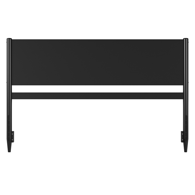 Pasadena King Solid Wood Panel Headboard in Black