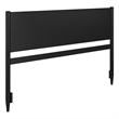 Pasadena King Solid Wood Panel Headboard in Black