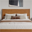 Pasadena King Wood Panel Headboard in Light Toffee