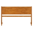 Pasadena King Wood Panel Headboard in Light Toffee
