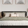 Florence Full Solid Wood Headboard in Black