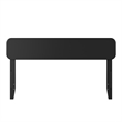 Florence Full Solid Wood Headboard in Black