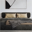 Florence Queen Solid Wood Headboard in Black
