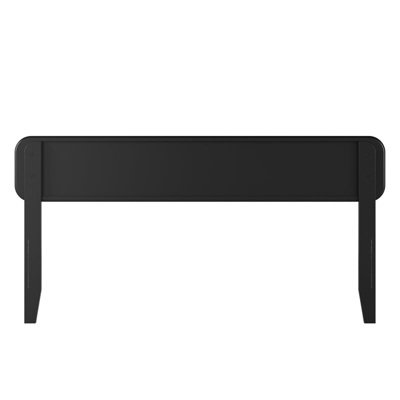 Florence Queen Solid Wood Headboard in Black