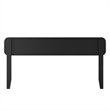 Florence Queen Solid Wood Headboard in Black