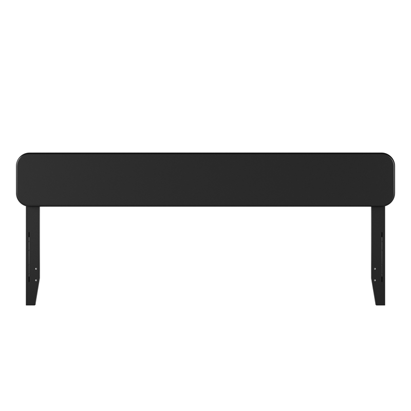 Florence King Solid Wood Headboard in Black