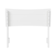 Phoenix Twin Solid Wood Headboard in White