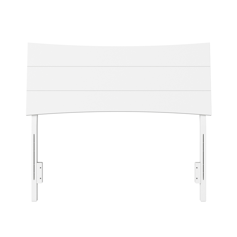 Phoenix Twin Solid Wood Headboard in White