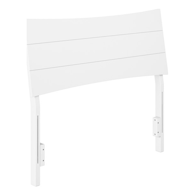 Phoenix Twin Solid Wood Headboard in White