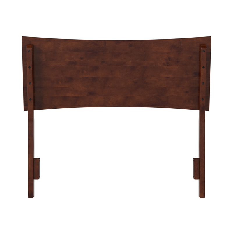 Phoenix Twin Solid Wood Headboard in Walnut