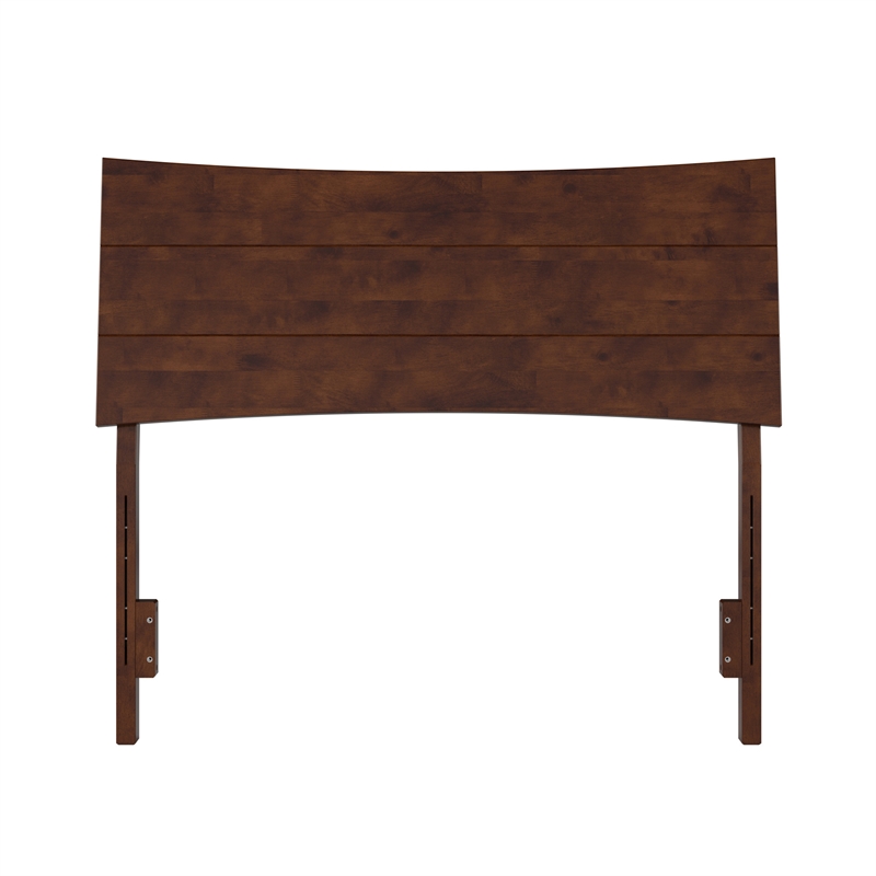 Phoenix Twin Solid Wood Headboard in Walnut