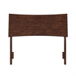 Phoenix Twin Solid Wood Headboard in Walnut