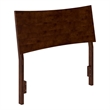 Phoenix Twin Solid Wood Headboard in Walnut