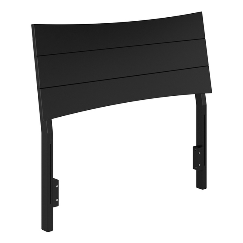 Phoenix Twin Solid Wood Headboard in Black