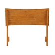 Phoenix Twin Solid Wood Headboard in Light Toffee