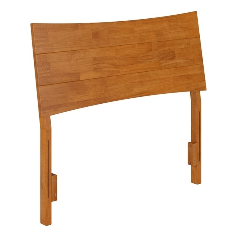 Phoenix Twin Solid Wood Headboard in Light Toffee
