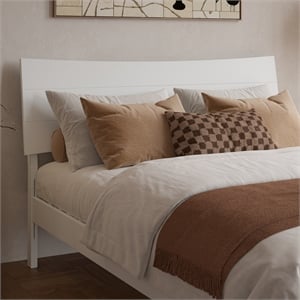 Phoenix Full Solid Wood Headboard in White