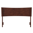 Phoenix Full Solid Wood Headboard in Walnut