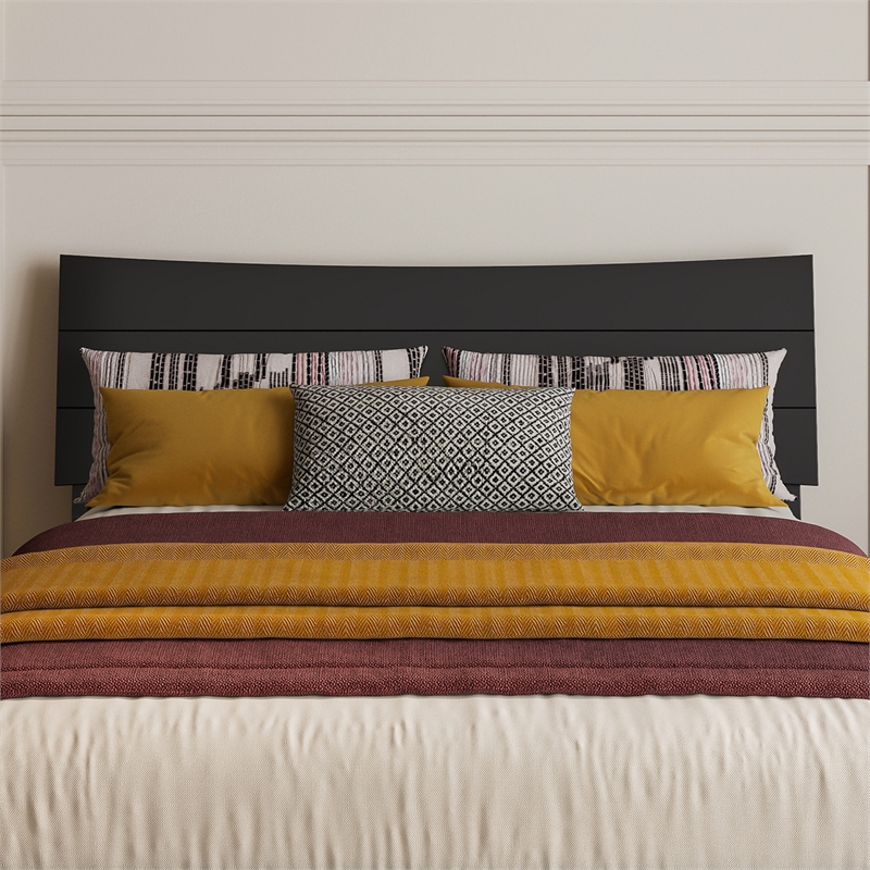 Phoenix Full Solid Wood Headboard in Black