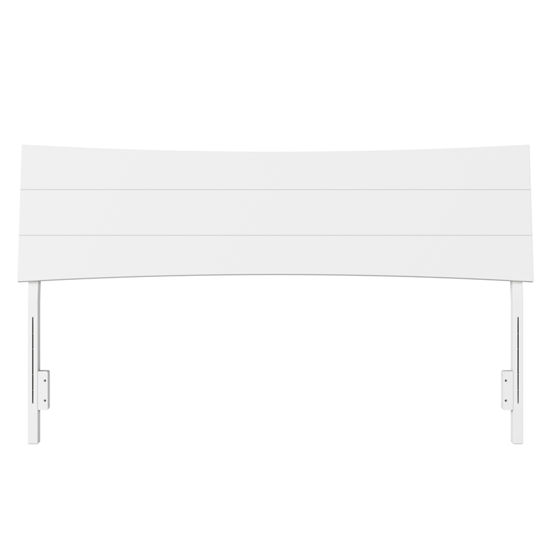 Phoenix Queen Solid Wood Headboard in White
