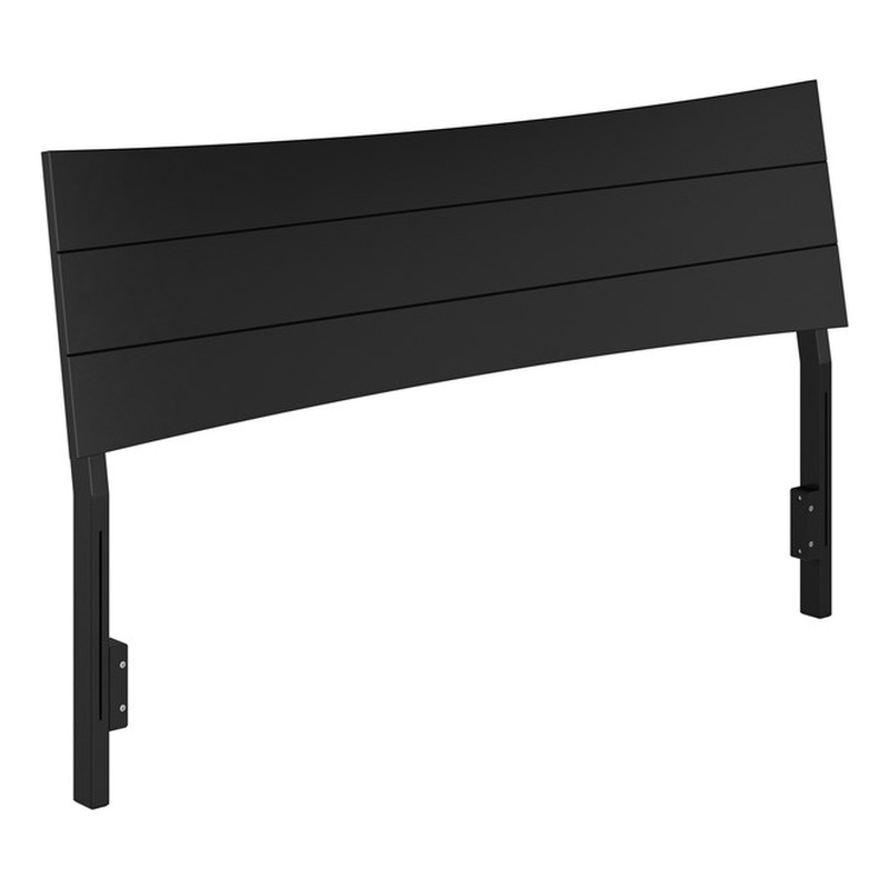 Phoenix Queen Solid Wood Headboard in Black
