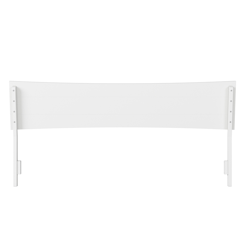Phoenix King Solid Wood Headboard in White