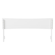 Phoenix King Solid Wood Headboard in White