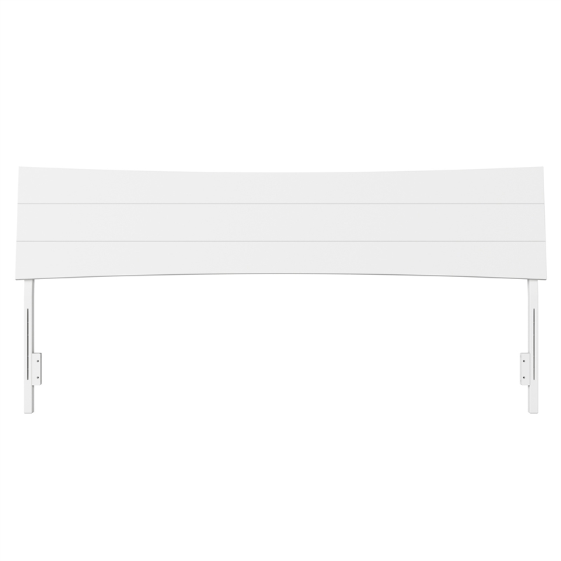 Phoenix King Solid Wood Headboard in White