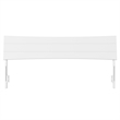 Phoenix King Solid Wood Headboard in White
