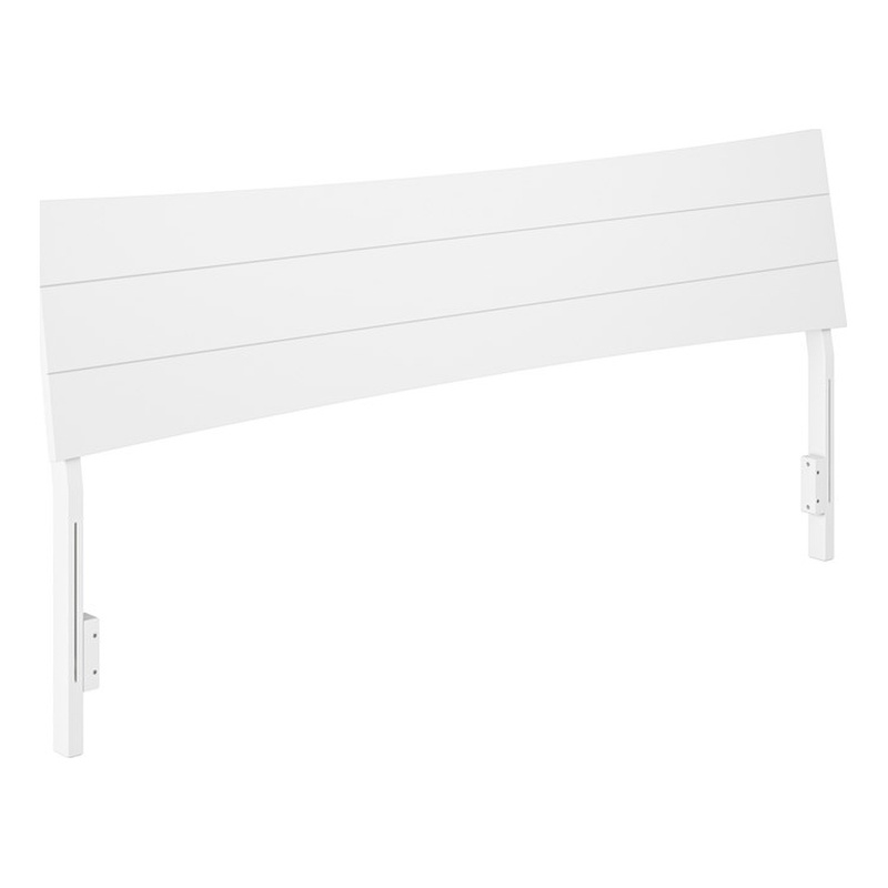 Phoenix King Solid Wood Headboard in White