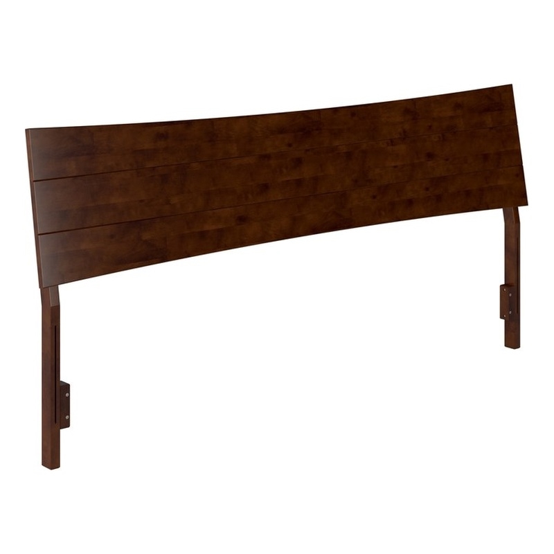 Phoenix King Solid Wood Headboard in Walnut