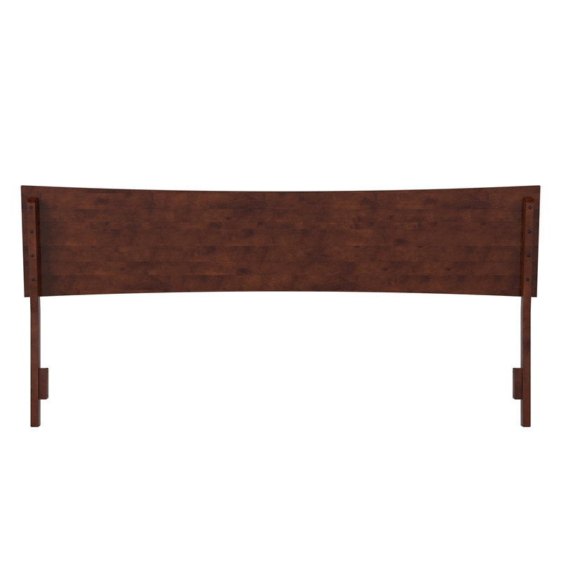 Phoenix King Solid Wood Headboard in Walnut