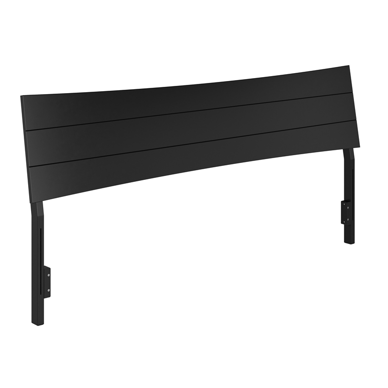 Phoenix King Solid Wood Headboard in Black