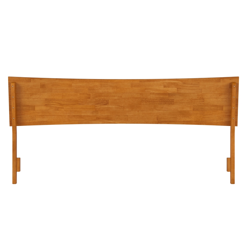 Phoenix King Solid Wood Headboard in Light Toffee
