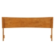 Phoenix King Solid Wood Headboard in Light Toffee