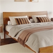 Phoenix King Solid Wood Headboard in Light Toffee