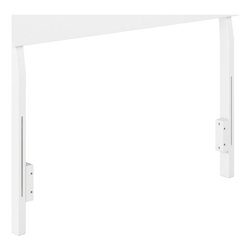 Bradford Twin Solid Wood Headboard in White