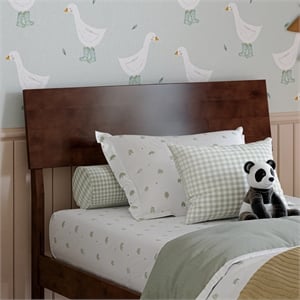 Bradford Twin Solid Wood Headboard in Walnut